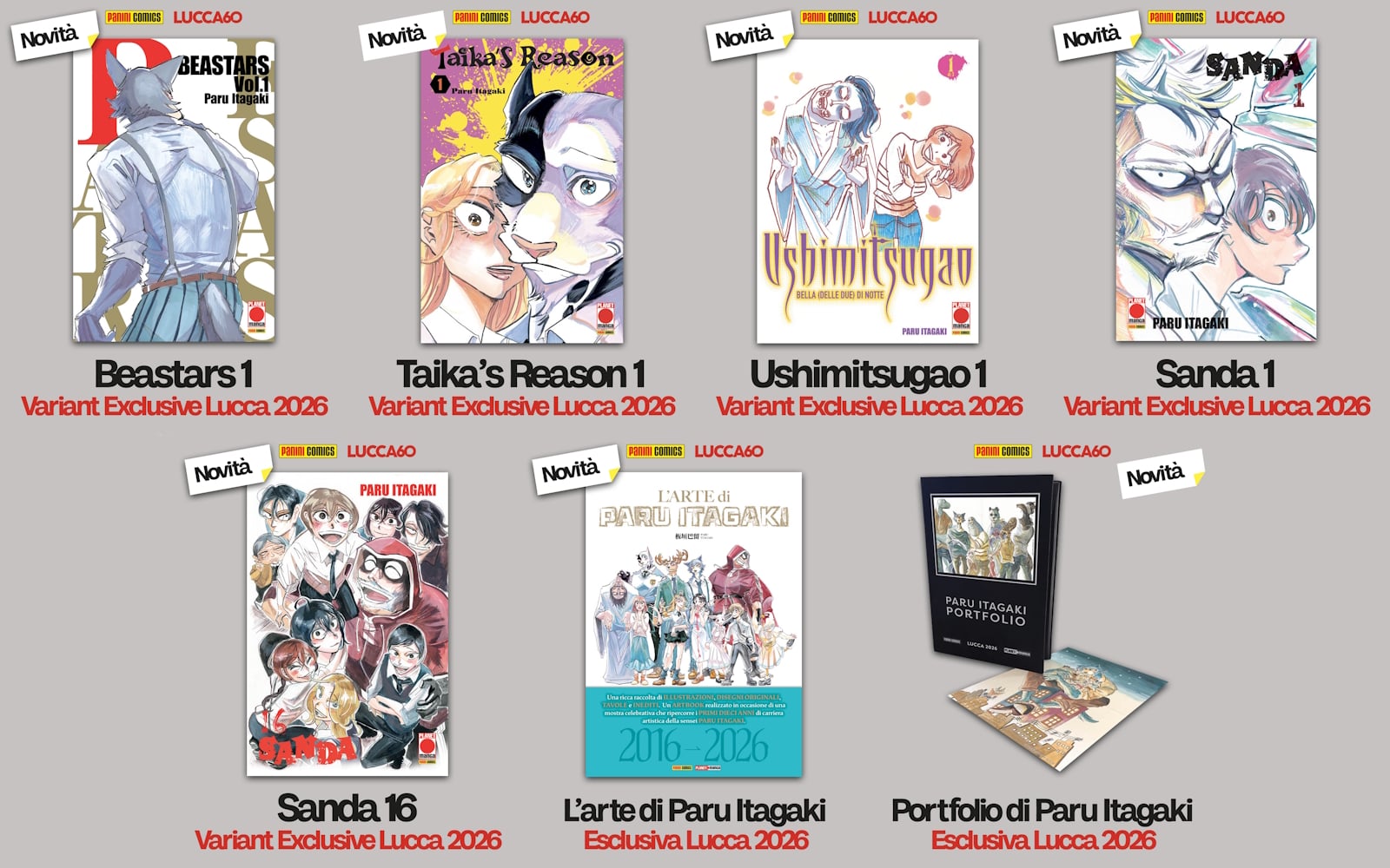 Lucca Comics & Games 2026 - Variant Paru Itagaki